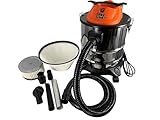 Pellethead Ash Vault Pro Ash Vacuum - 5-Gallon - 10-Amp Power - Heat Resistant Dual Filtration System - 10' Power Cord - 7' Metal Lined Hose - Hose Tool Attachments - 5 Year Warranty