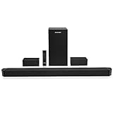 RAINEVERRY 5.1.2 Premium Dolby Atmos Soundbar with Wireless Subwoofer, Bluetooth 5.1, HDMI & Optical - Works with 4K & HD TVs