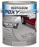 RUST-OLEUM 225359 Epoxy Shield Gray Base Single Part 1-Gallon Armor Concrete Floor Acrylic Paint, 1 gal,, 128 Fl Oz (Pack of 1)