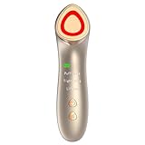 Radio Frequency Skin Tightening Face Machine - Microcurrent Anti-Aging Face Massager Eye De-Puffing Device for Facial Neck Lifting, Firming, Toning, Wrinkle Puffiness Reduction, Upgraded Version