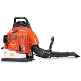 Relxxon 63 CC Gas Backpack Leaf Blower, 2-Stroke, 665 CFM & 205 MPH, Ergonomic & Fuel-Efficient, Low-Noise, Cruise Control – Commercial-Grade Yard Cleanup for Leaves, Debris & Light Snow (RC656 Pro)