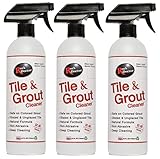 Rock Doctor Natural Tile and Grout Cleaner, Remove Stains Dirt, Oil, and Soap Scum, Heavy Duty Non-Abrasive Tile Cleaner, Natural Formula, Pack of 3