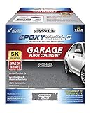 Rust-Oleum 327081 EPOXYSHIELD Garage Floor Coating, 1 Car Kit, Dark Gray