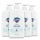 Safeguard Liquid Hand Soap, Washes Away Bacteria, Micellar Deep Cleansing, Fresh Clean Scent, 25 Oz (Pack of 4)