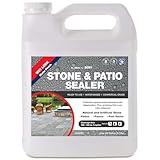 Serveon Sealants Natural Stone Sealer (Wet Look Matte Finish) Commercial Grade Outdoor Indoor Waterproof Grout Sealer Protects Pavers Pools Patios Decorative Landscape Stones (1 Gallon) H2800S