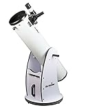 Sky Watcher Classic 200 Dobsonian 8-inch Aperature Telescope – Solid-Tube – Simple, Traditional Design – Easy to Use, Perfect for Beginners, White (S11610)