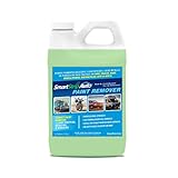 Smart Strip Auto Paint Remover - Strips Multiple Layers of Auto Primer, Pigmented Base, & Clear Topcoats from Cars, Trucks, Motorcycles, and More - Removal Gel Clings to Vehicle Surfaces - 1/2 Gallon