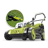 Sun Joe 24V-X2-17LM 48-Volt 17-Inch Mulching Walk-Behind Lawn Mower w/11-Gallon Grass Catcher & 6-Position Height Adjustment, Included, Cordless, Kit (w/ 2x 4.0-Ah Battery and Charger)