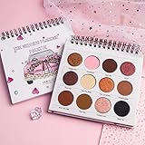 The Wedding Planner Eyeshadow Palette 12 Shade Matte & Shimmer Professional/Beginner Eyeshadow Palette, Metallic Highly Pigmented, Blendable Eye Shadow, Cruelty- Free, Heart Mirror Compact