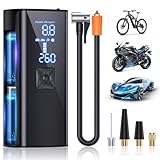 Tire Inflator Portable Air Compressor, 150PSI Portable Air Pump for Car Tires with 25000mAh Battery, 2X Faster Inflation Air Compressor with Digital Pressure Gauge for Car, Bike, Motorcycle, Ball