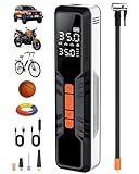 Tire Inflator Portable Air Compressor - 4X Air Pump for Car Tires, 150PSI&10000mAh Portable Tire Inflator for Car, 12DC Air Pump with Pressure Gauge/LED Light, Bike/Motorcycle/Ball/Car Accessories