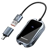UBeesize Wireless CarPlay Adapter for Easy Conversion from Wired to Wireless in 2017 and Newer Cars, Compatible with iPhone 6 and Above, iOS 10 and Above, and Android 11 and Above