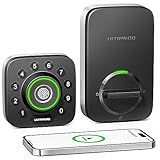 ULTRALOQ Smart Lock U-Bolt Pro, 7-in-1 Fingerprint Keyless Entry Door Lock with App Control, Anti-peep Keypad, Auto Unlock, Auto Lock, IP65 Waterproof