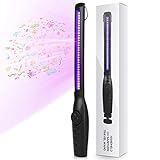 UV Light Sanitizer, Portable UV Light Disinfection Lamp USB Rechargeable Ultraviolet Light Sanitizer for Home Hotel Travel Car UV Light Sanitizer Wand