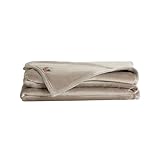 UnHide Lil Marsh Traveler - Travel Blanket - Faux Fur Blanket - Durable, Lightweight, Extra Soft Blanket - Taupe Ducky (50” x 60”)