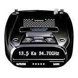 Uniden DFR7 Super Long Range Wide Band Laser/Radar Detector, Built-in GPS w/Mute Memory, Voice Alerts, Red Light & Speed Camera Alerts, OLED Display, Black