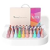 VENALISA VIP4 Gel Nail Polish Set, 60 Colors 7.5ML All Seasons Holiday Gel Polish Soak Off Glitter Nail Art Starter Kit Beauty Set for Women Girls Valentines Birthday Day Gift