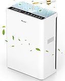 VEWIOR Air Purifiers For Home Large Room Up To 2200 sqft H13 HEPA Air Purifiers Filter With Fragrance Sponge Timer Washable Filter Cover,15 DB Quiet Air Cleaner For Pets Dander Smell Smoke Pollen