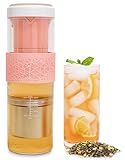 Vianté Automatic Iced Tea Maker | Fast Cold Brew Technology | No Heating Needed | Rechargeable Battery | BPA-Free Glass Pitcher | Perfect Iced Tea in Minutes