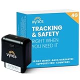Vyncs - GPS Tracker for Vehicles, [No Monthly Fee], 4G LTE, Vehicle Location, Trip History, Driving Alerts, GeoFence, Fuel Economy, OBD Fault Codes, USA-Developed, Family or Fleets