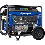 Westinghouse 6500 Watt Dual Fuel Home Backup Portable Generator, Transfer Switch Ready 30A Outlet, RV Ready 30A Outlet, CO Sensor