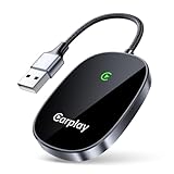 Wireless CarPlay Adapter 2024 Upgraded, Converts Factory Wired CarPlay to Wireless, Plug and Play Car Play Wireless Adapter, Compatible with iPhone Multi-User Seamless Connection