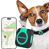 Woyamay GPS Tracker for Dogs and Cats, Mini Cat & Dog GPS Tracker with Health Monitor and GPS Dog Fence, Waterproof GPS Pet Tracker, Works with Any Collar (Android and iOS Universal)