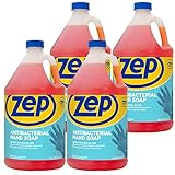 Zep Industrial Antibacterial Hand Soap - 1 Gallon (Case of 4) R46124 - Mild Formula, Removes Dirt and Soils From Hands