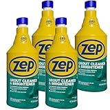 Zep Industrial Grout Cleaner and Brightener - 32 ounce (Pack of 4) ZU104632 - Deep Cleaning Pro Formula