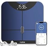 anyloop Smart Scale for Body Weight and Fat Percentage, Accurate Weight Scale Bathroom Scale Large LED Display Body Fat Scale, Digital Scale Weighing Scales Bluetooth 400lb (11.82x11.82in)