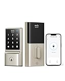 eufy Security Smart Lock C210, Keyless Entry Door Lock for Front Door, Built-in WiFi Deadbolt, No Bridge Required, Easy Installation, Touchscreen Keypad, App Remote Control, 4 AA Batteries, Nickel