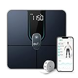 eufy Smart Digital Bathroom Scale P2 Pro with Wi-Fi Bluetooth, 16 Measurements Including Weight, Heart Rate, Body Fat, BMI, Muscle & Bone Mass, 3D Virtual Body Mode, 50 g/0.1 lb High Accuracy