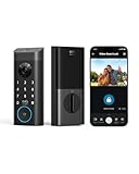 eufy Video Smart Lock E330, 3-in-1 Camera+Doorbell+Fingerprint Keyless Entry Door Lock, Smart Built-in Wi-Fi Deadbolt for Front Door, Auto Lock, App Remote Control, Easy Installation, No Monthly Fee