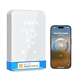 meross Smart Thermostat for Electric Baseboard and in-Wall Heaters Work with Apple Home, Alexa, Google Home and SmartThings, with Voice & Remote Control, Power Monitor, Easy Setup, Energy Saving