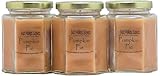 3 Pack - Pumpkin Pie Scented Blended Soy Candle | Hand Poured Fall Fragrance Candles | Made in The USA by Just Makes Scents