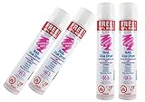 4 X Nail Glue Spray Dryer Drys On Contact Leaving A Glass Like Finish 10 Formula | size 7.2 fl oz