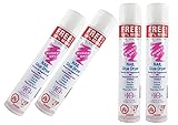 4 X Nail Glue Spray Dryer Drys On Contact Leaving A Glass Like Finish 10 Formula | Size 7.2 fl oz