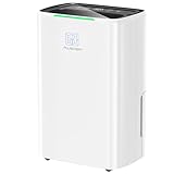 5000 Sq.ft Energy Star Dehumidifier for Basement, PLUSCENT 52 Pints Quiet Dehumidifiers with Drain Hose for Home Large Room Bedroom, Smart Humidity Control & Monitor, 4 Operation Modes, 24H Timer