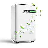 AIRPLUS Dehumidifier for Basement - 4,500 Sq. Ft. 70 Pints, Multifunctional Dehumidifier with Drain Hose & Auto Shut-Off Function, Powerful Dehumidifiers for Home(AP2103)