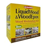 Abatron Wood Restoration Kit - 24 Ounce - Includes LiquidWood Epoxy Resin Wood Hardener and WoodEpox Wood FIller