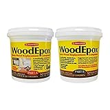 Abatron WoodEpox Kit - 2 Pint - 2-Part Structural Epoxy Adhesive Filler - Wood Filler Putty