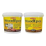 Abatron WoodEpox Kit - 2 Quart - 2-Part Structural Epoxy Adhesive Filler - Wood Filler Putty