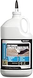 Akona Gray Pourable Concrete Crack Filler - Light Gray, Liquid Cement Crack Filler, Sealer, Filler for Driveways, Slabs, Sidewalks, Floors, Garages, & More, Waterproof (Gallon, 1)