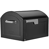 Architectural Mailboxes 950020B-10 Centennial Postmount Mailbox, XL, Black