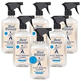 Aunt Fannie's Glass & Window Cleaning Vinegar Spray, Natural Streak-Free Glass and Window Cleaner, 16.9 Ounces (Pack of 6), Packaging May Vary