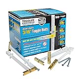 (BA) 3/16-24 Toggler SNAPTOGGLE Heavy Duty Toggle Bolt Zinc with 3/16-24 x 2 1/2 Combo Pan Machine Screws Zinc (100 Pcs)
