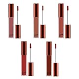 BBIA Last Velvet Lip Tint Note Series 5P Bundle Set (#21~25) – Soft & Creamy Matte Finish, Long Lasting Lip Stain, High-Pigmentation Korean Lip Makeup, Lightweight Blur Tint