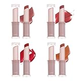 BBIA Ready To Wear Water Lipstick 4P Bundle Set (#01~04) / Apricot Fresh Sheer Long Lasting Lip Gloss, Non-Drying, Moisturizing Korean Lip Balm, Tinted Magic Lip Stain, Natural Tinting