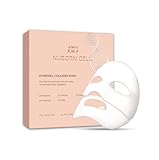 BLANC DUBU NUBORN CELL Hydrogel Collagen Mask | Advanced Stem Cell Hydrogel Sheet Face Mask for Dry Skin | 2% Niacinamide, Hydrolyzed Collagen, Peptides and Hyaluronic Acids | Made in Korea 4-Pack