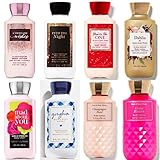 Bath and Body Works 3-pack random miscellaneous assorted body lotion, 8 oz each, 24 oz total in 3-pk set